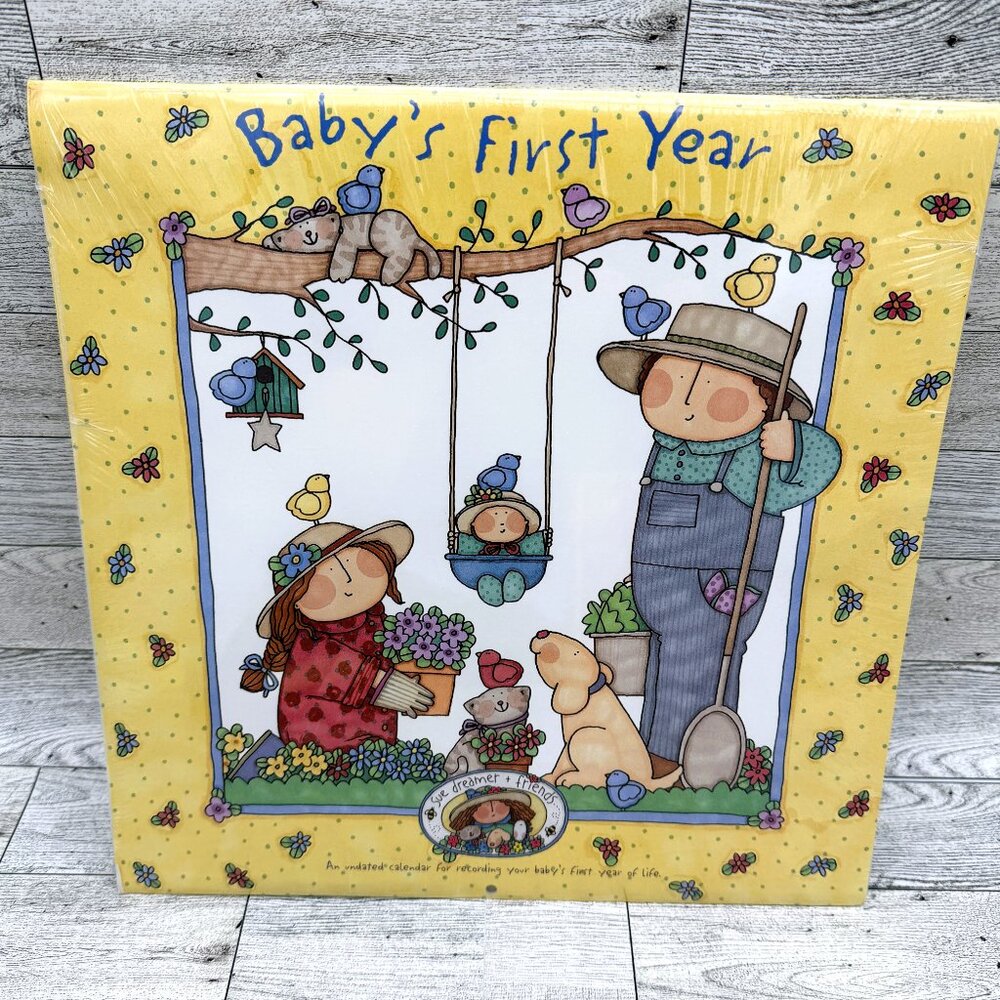 New/Sealed 2002 Sue Dreamer & Friends Baby's First Year of Life Undated Calendar